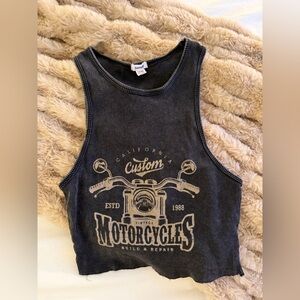 Garage Cropped Vintage Tank